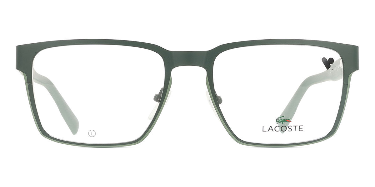650871 Lacoste L2293 301 Cuadrado Matte Green lentes | SmartBuyGlasses US