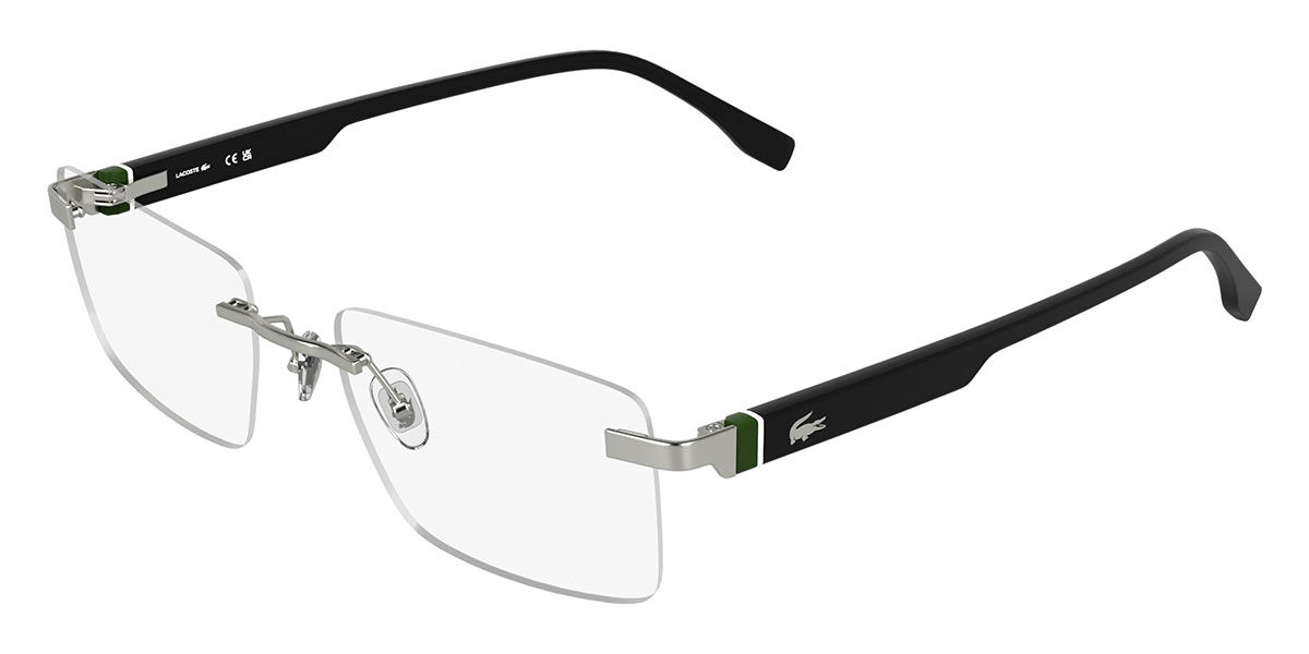 Lacoste L2320 045 Rectangular Plateado lentes | SmartBuyGlasses US