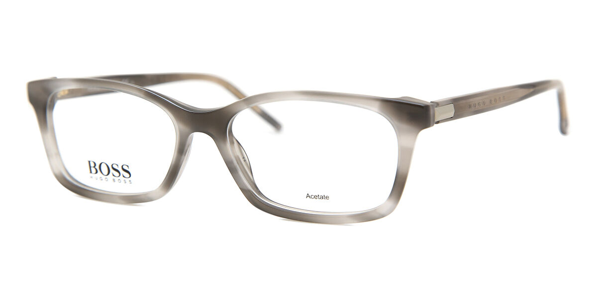 Boss 1157 ACI Rectangular Striped Grey lentes | SmartBuyGlasses US